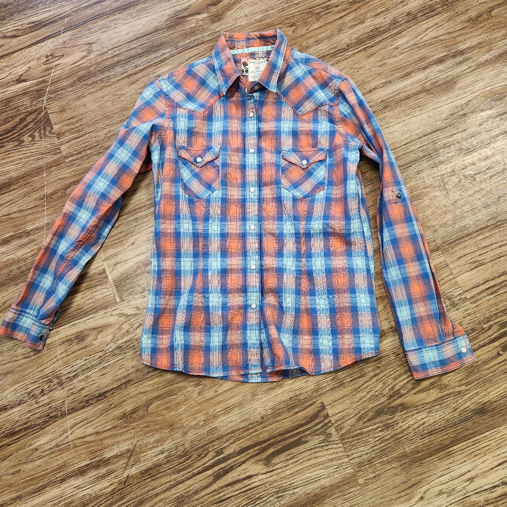 Panhandle Pearlsnap Western Button Up Rodeo, Barrel Racing, Showing Livestock
